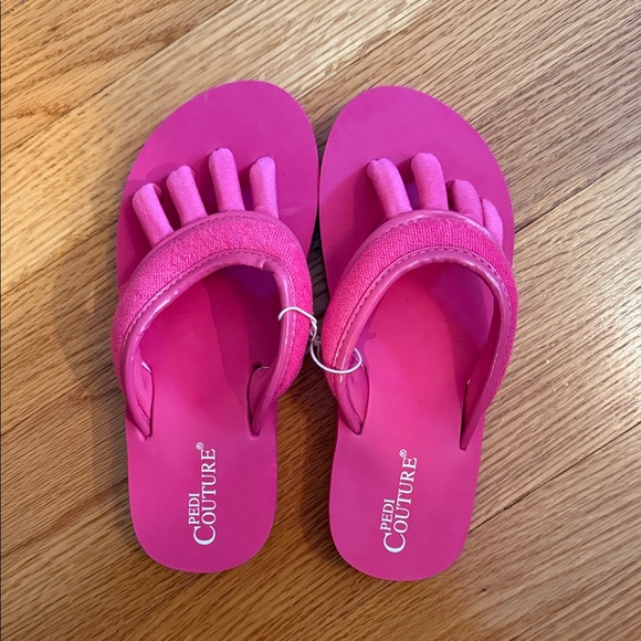 Pink Toe Separator Sandals - Picture 1 of 3